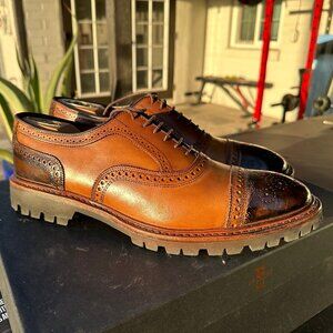 Allen Edmonds Strandmok Walnut 11.5 D Lug Sole